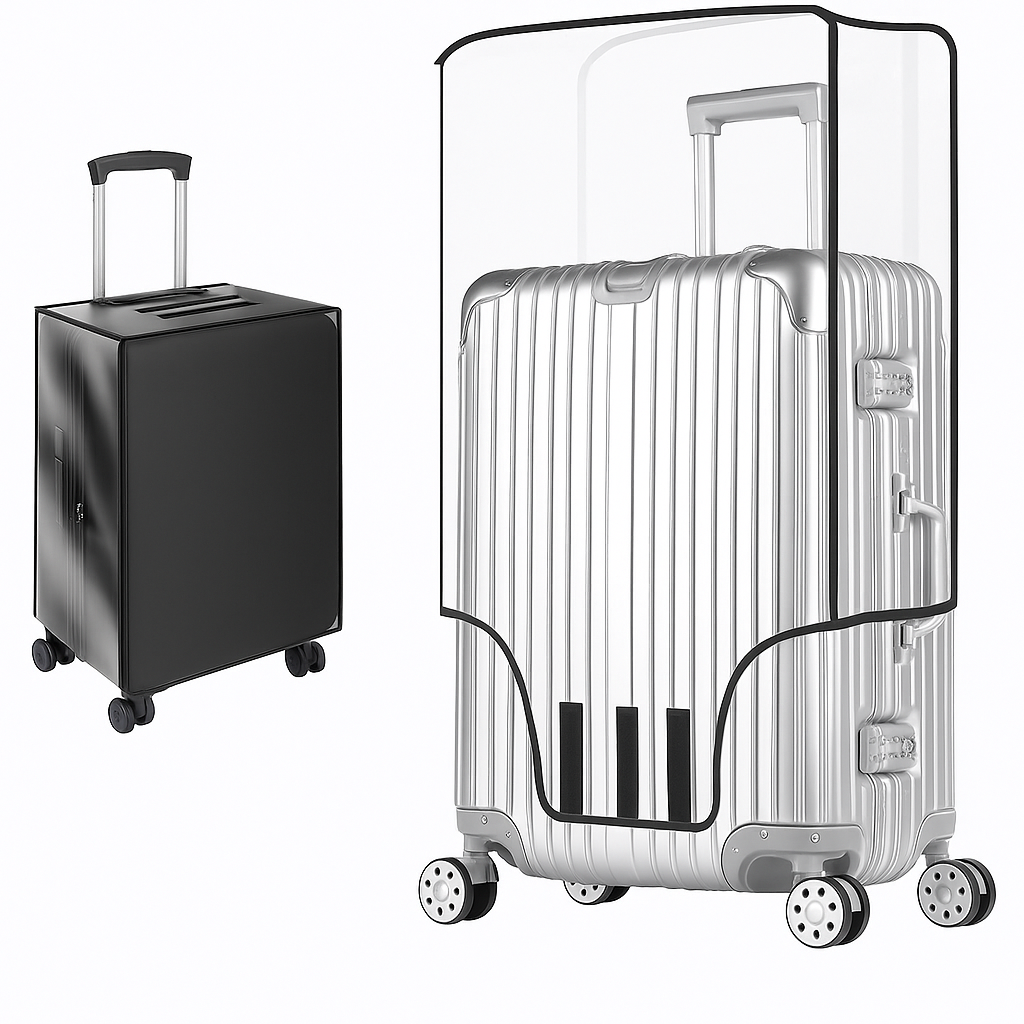 TravelShield – Clear Suitcase Cover